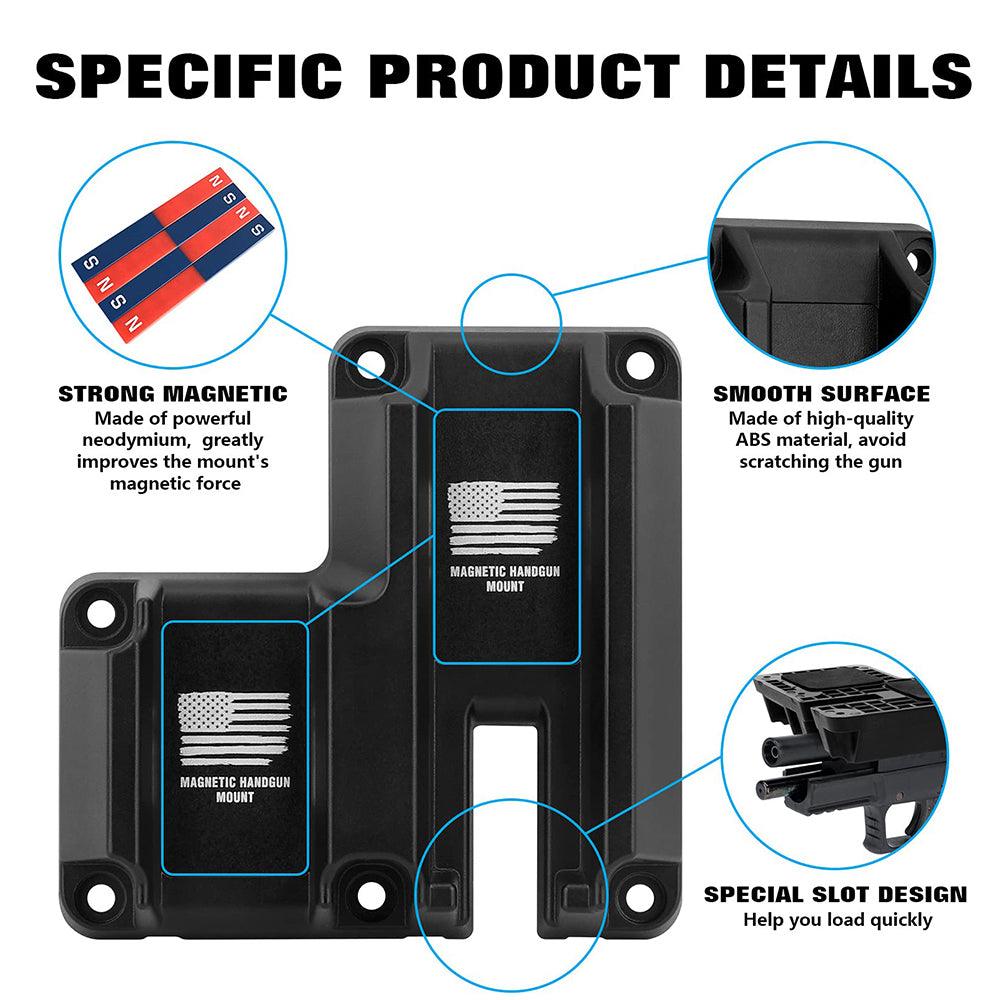 MAGNETIC PISTOL RETAINER / PUSH-N-COCK BRACKET - NeonSales {{ shop.shopifyCountryName }}