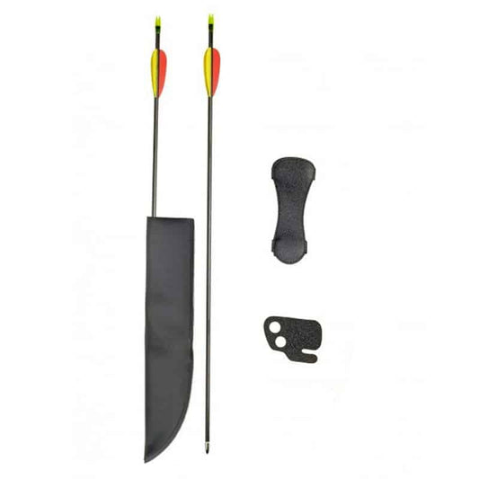 MANKUNG 18LBS RECURVE BOW SET - BLACK - NeonSales {{ shop.shopifyCountryName }}