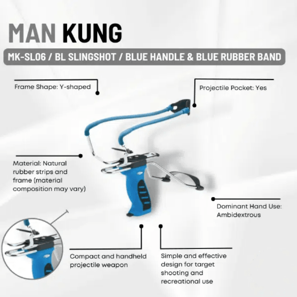 MANKUNG SLINGSHOT BLUE HAND AND BAND - NeonSales {{ shop.shopifyCountryName }}