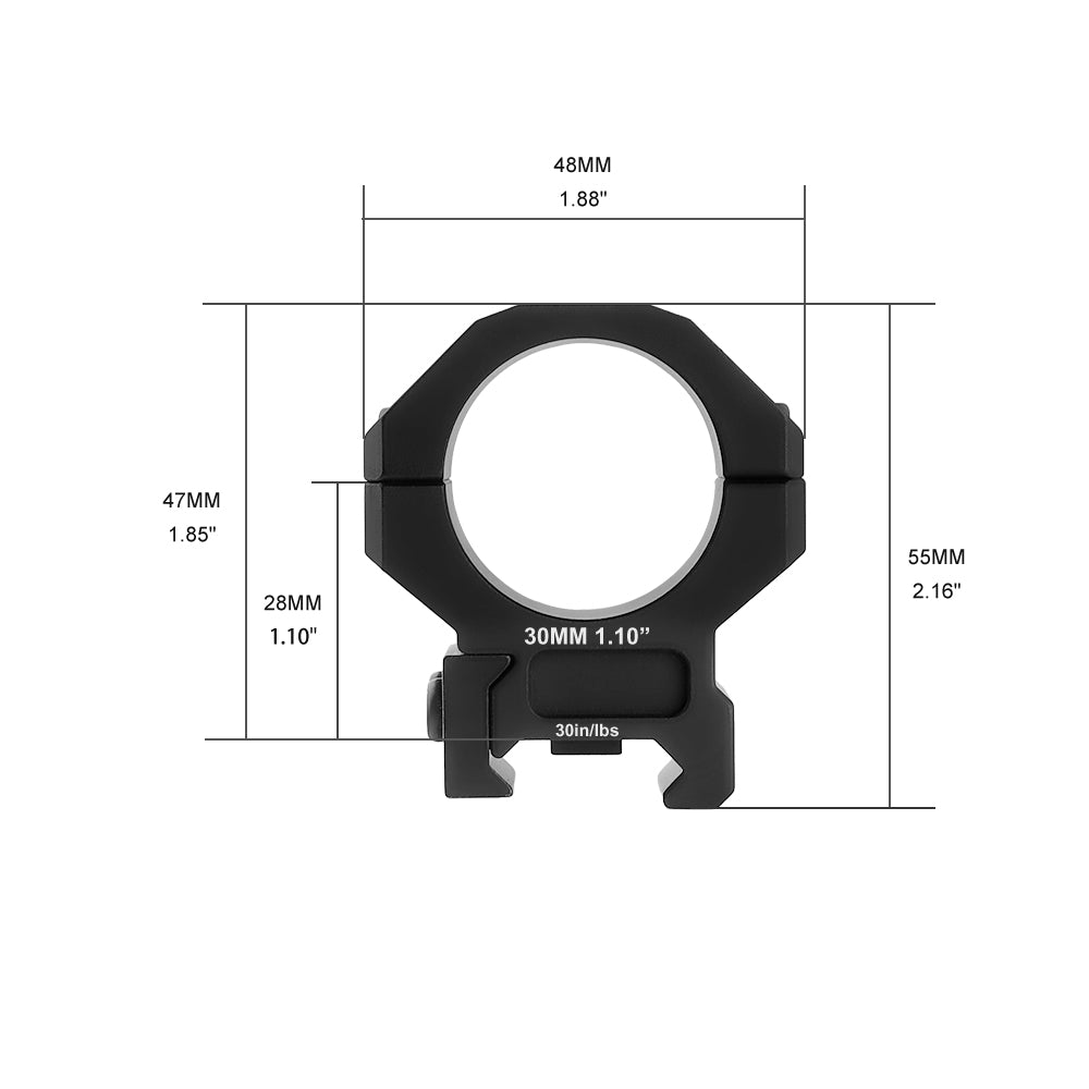 MARCOOL HEAVY DUTY LOW PICATINNY MOUNT SET 30MM - NeonSales {{ shop.shopifyCountryName }}