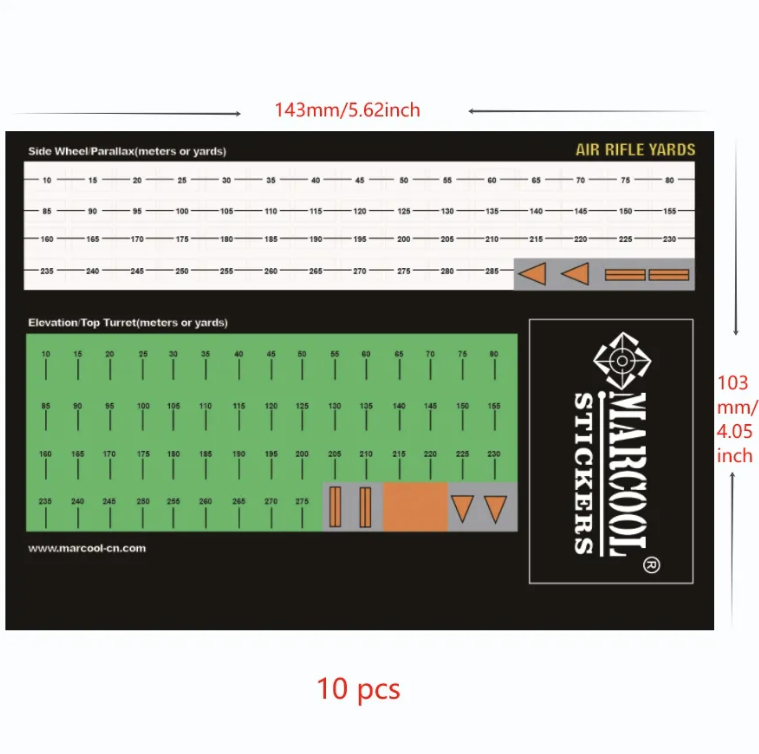 MARCOOL SCOPE TURRET STICKERS - NeonSales {{ shop.shopifyCountryName }}