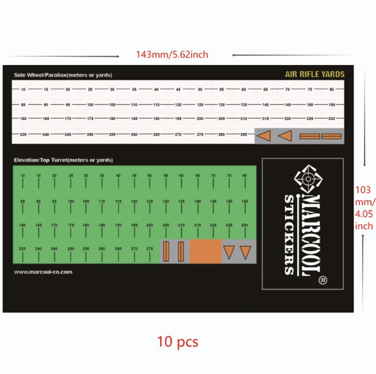 MARCOOL SCOPE TURRET STICKERS - NeonSales {{ shop.shopifyCountryName }}