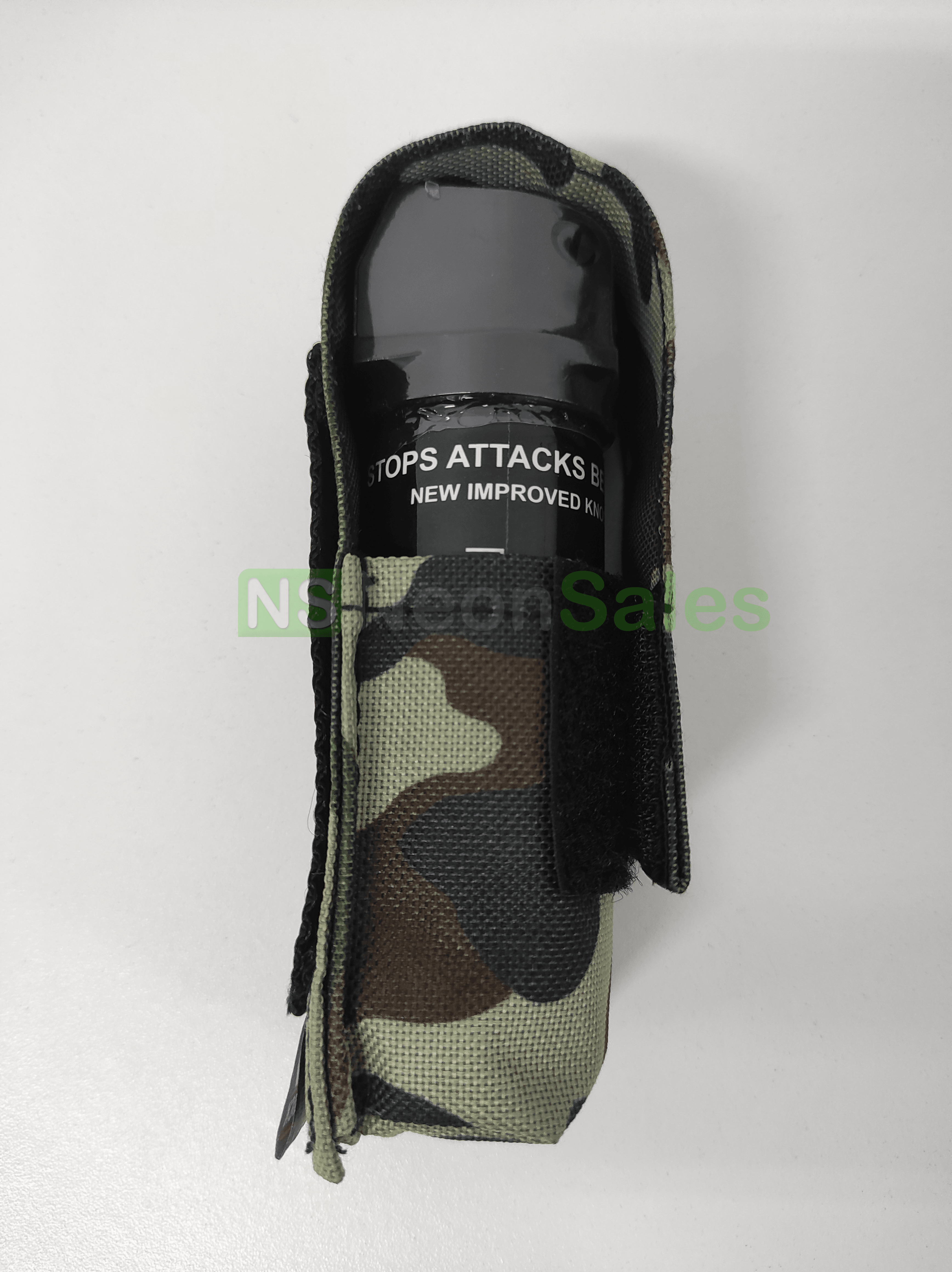 MAVERICK 60ML PEPPER SPRAY POUCH - CAMO - NeonSales {{ shop.shopifyCountryName }}