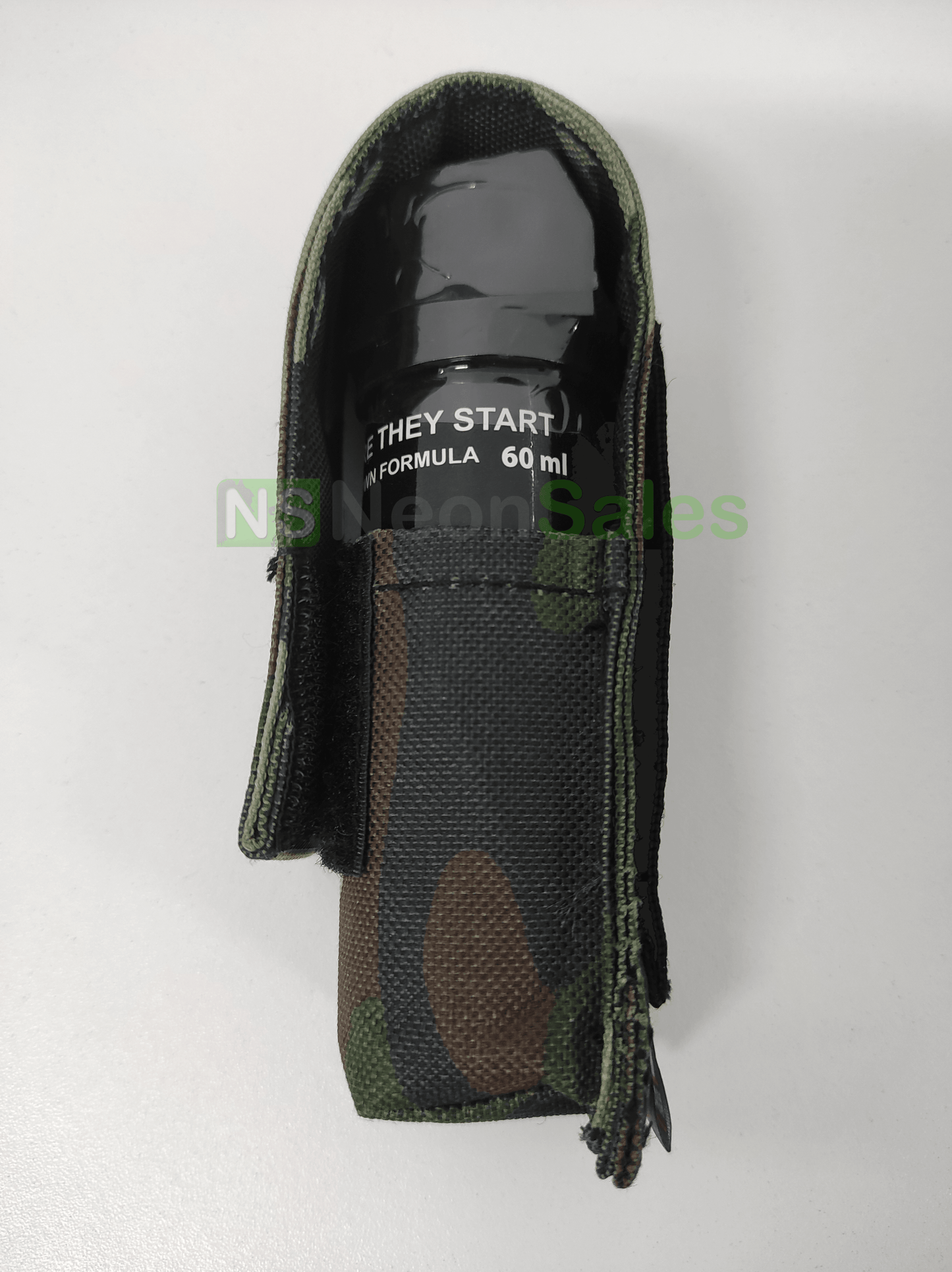 MAVERICK 60ML PEPPER SPRAY POUCH - CAMO - NeonSales {{ shop.shopifyCountryName }}