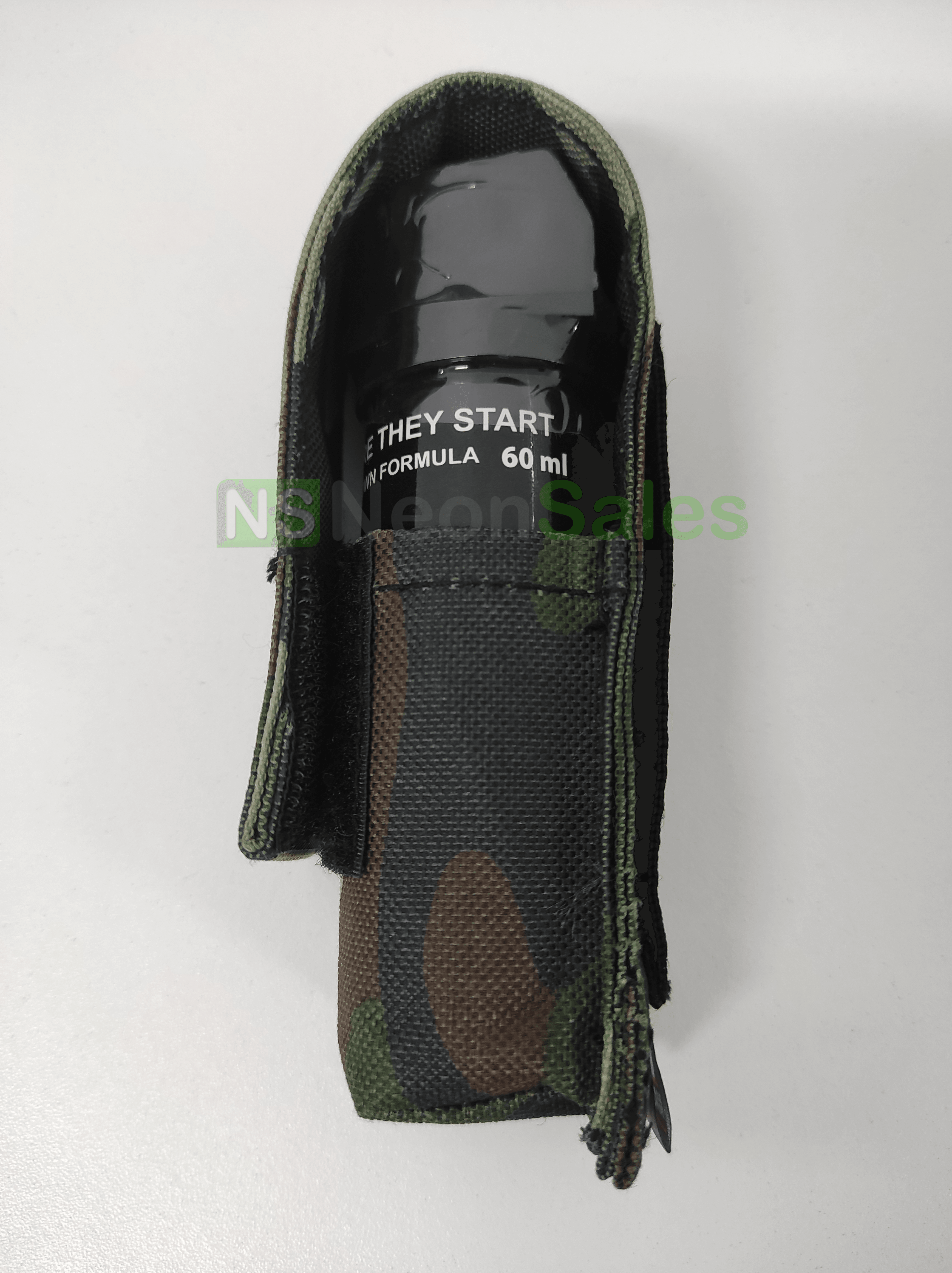 MAVERICK 60ML PEPPER SPRAY POUCH - CAMO - NeonSales {{ shop.shopifyCountryName }}