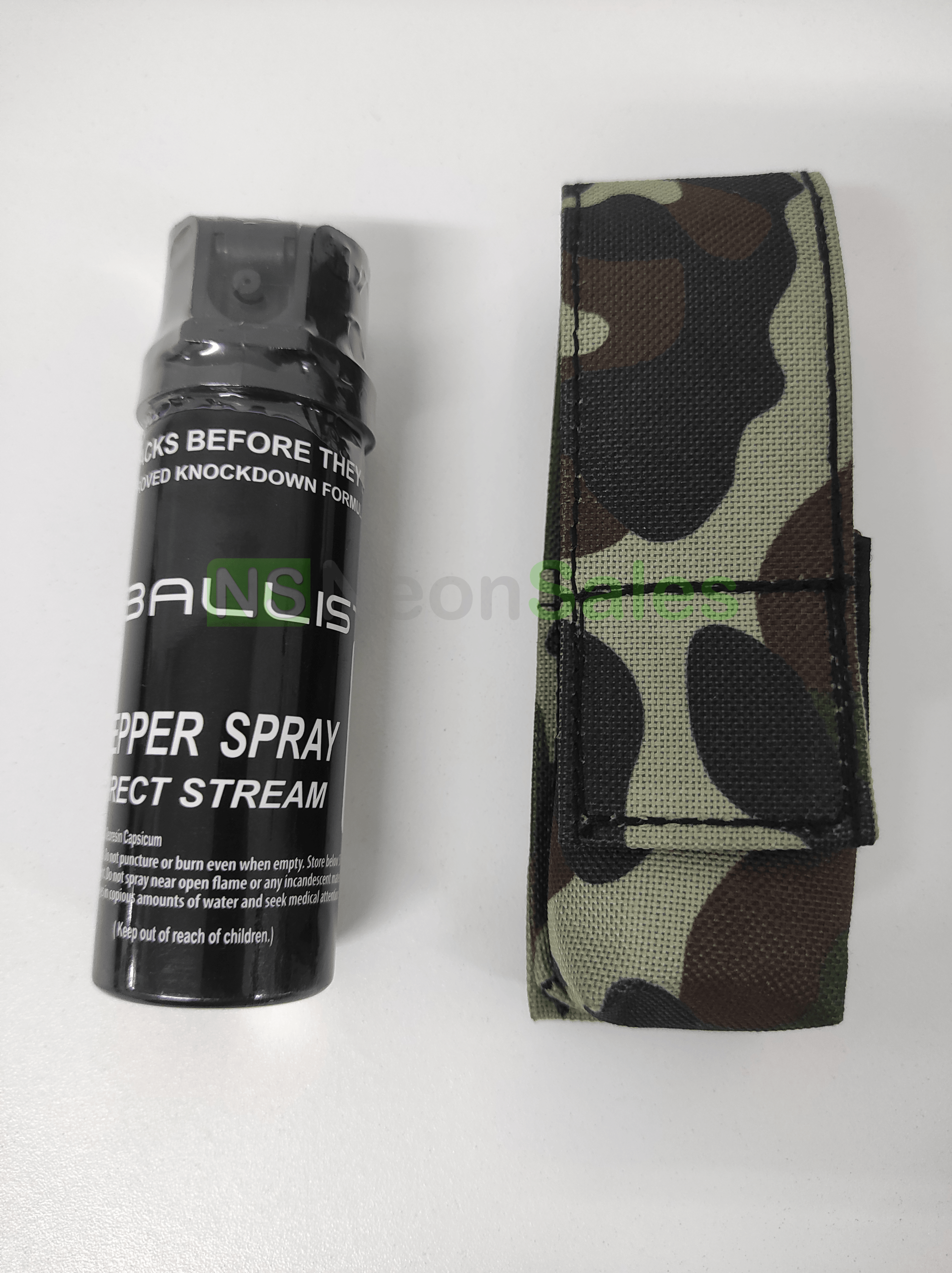 MAVERICK 60ML PEPPER SPRAY POUCH - CAMO - NeonSales {{ shop.shopifyCountryName }}