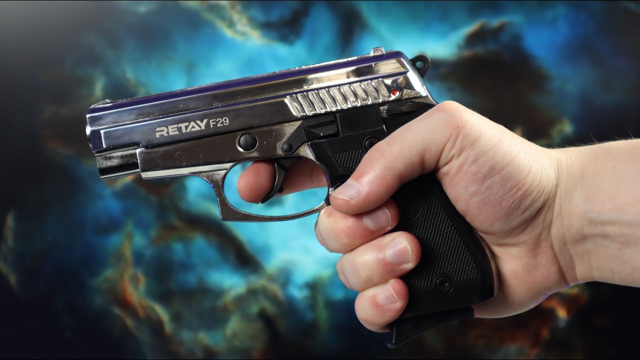 RETAY F29 BLANK GUN - SHINY CHROME