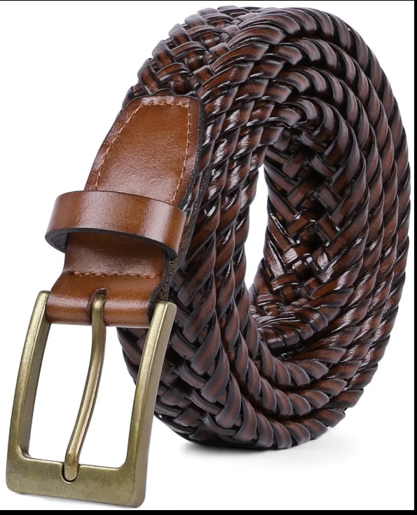 MEN'S GENUINE LEATHER COWHIDE BELT - NeonSales {{ shop.shopifyCountryName }}