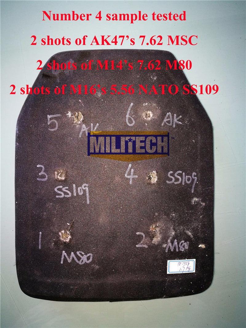 MILITECH ESAPI NIJ LV. IV COMPOSITE PLATE, 300X250 - NeonSales South Africa