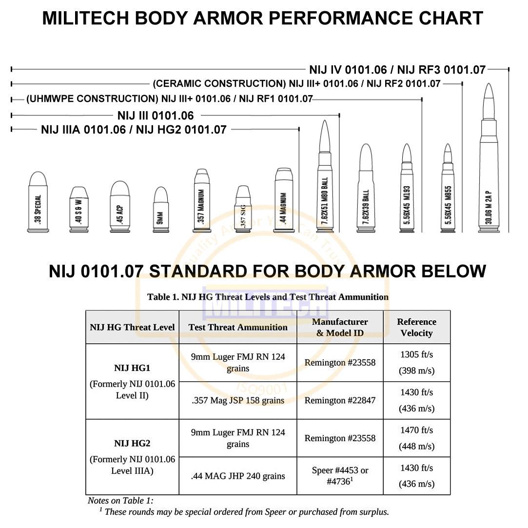 MILITECH ESAPI NIJ LV. IV COMPOSITE PLATE, 300X250 - NeonSales South Africa