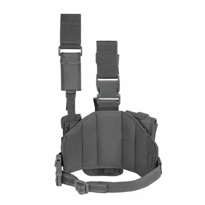 MOLLE DROPLEG PLATFORM W/ POUCHES - BLACK - NeonSales South Africa