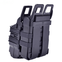MOLLE RIFLE & DBL PISTOL HOLDER, HARDSHELL (BLK) - NeonSales {{ shop.shopifyCountryName }}