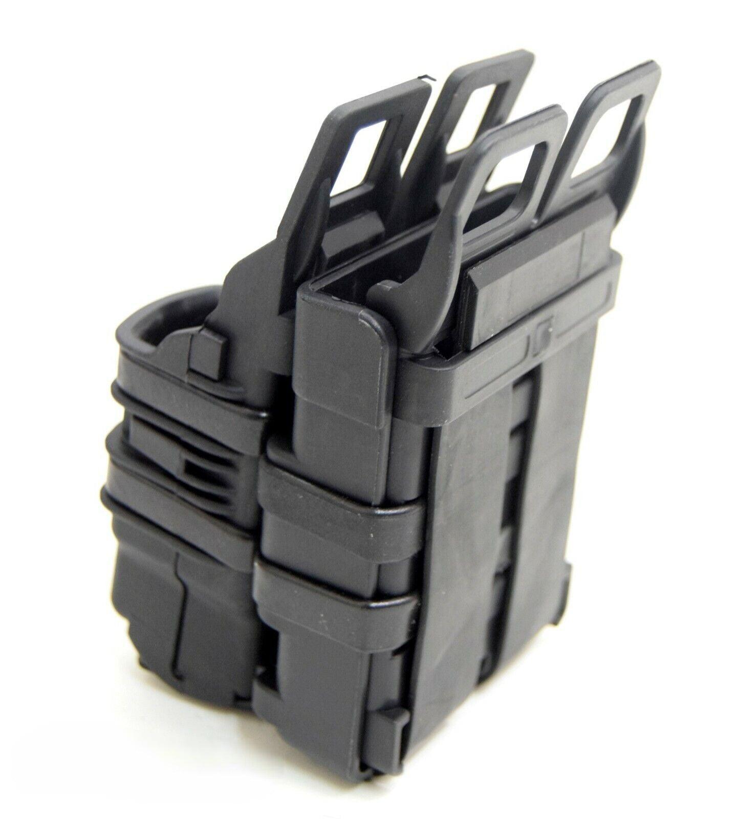 MOLLE RIFLE & DBL PISTOL HOLDER, HARDSHELL (BLK) - NeonSales {{ shop.shopifyCountryName }}