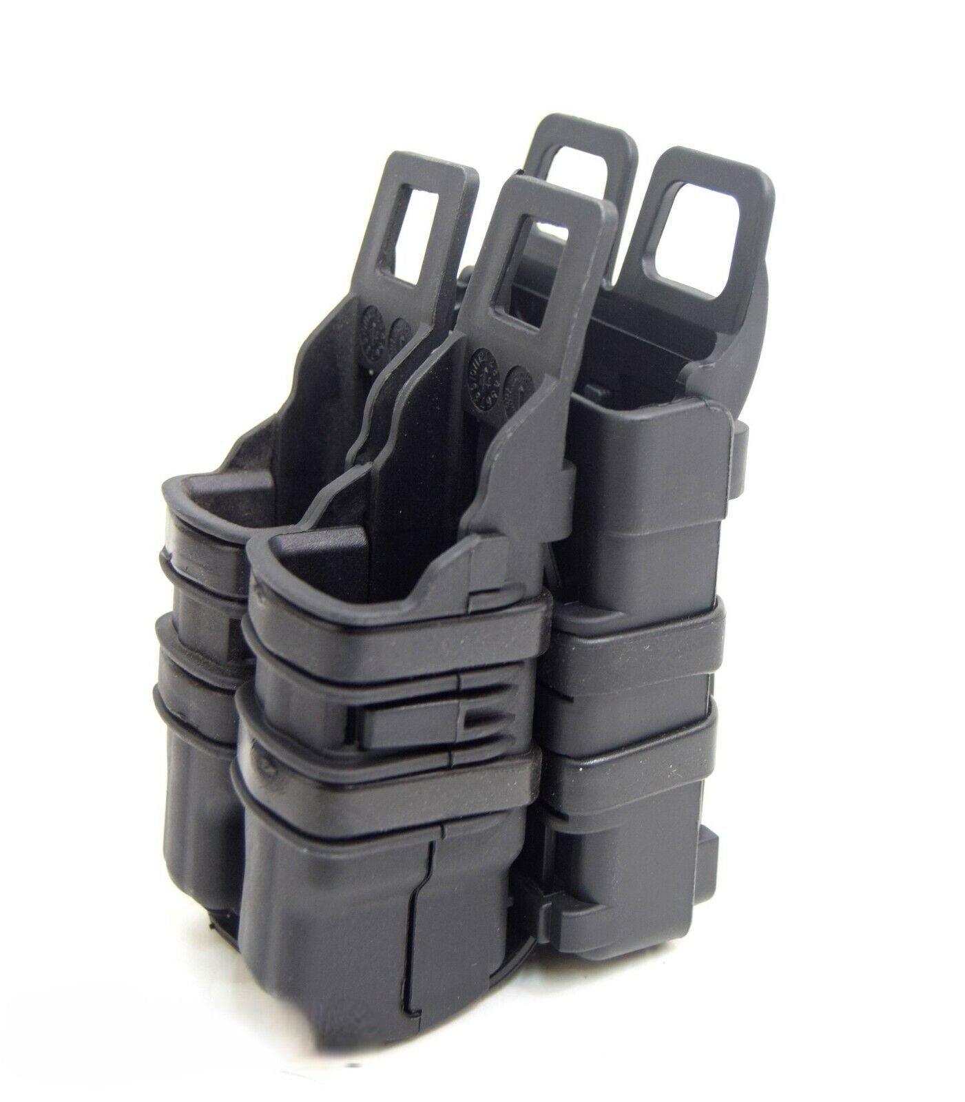 MOLLE RIFLE & DBL PISTOL HOLDER, HARDSHELL (BLK) - NeonSales {{ shop.shopifyCountryName }}