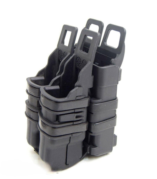 MOLLE RIFLE & DBL PISTOL HOLDER, HARDSHELL (BLK) - NeonSales {{ shop.shopifyCountryName }}