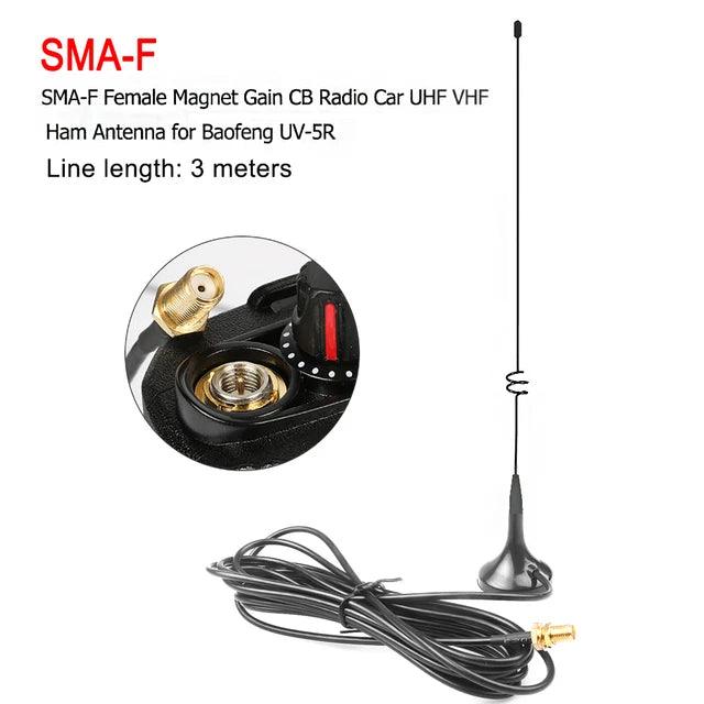 NAGOYA UT-108UV MAGNETIC BASE CAR AERIAL (SMA-M) - NeonSales {{ shop.shopifyCountryName }}