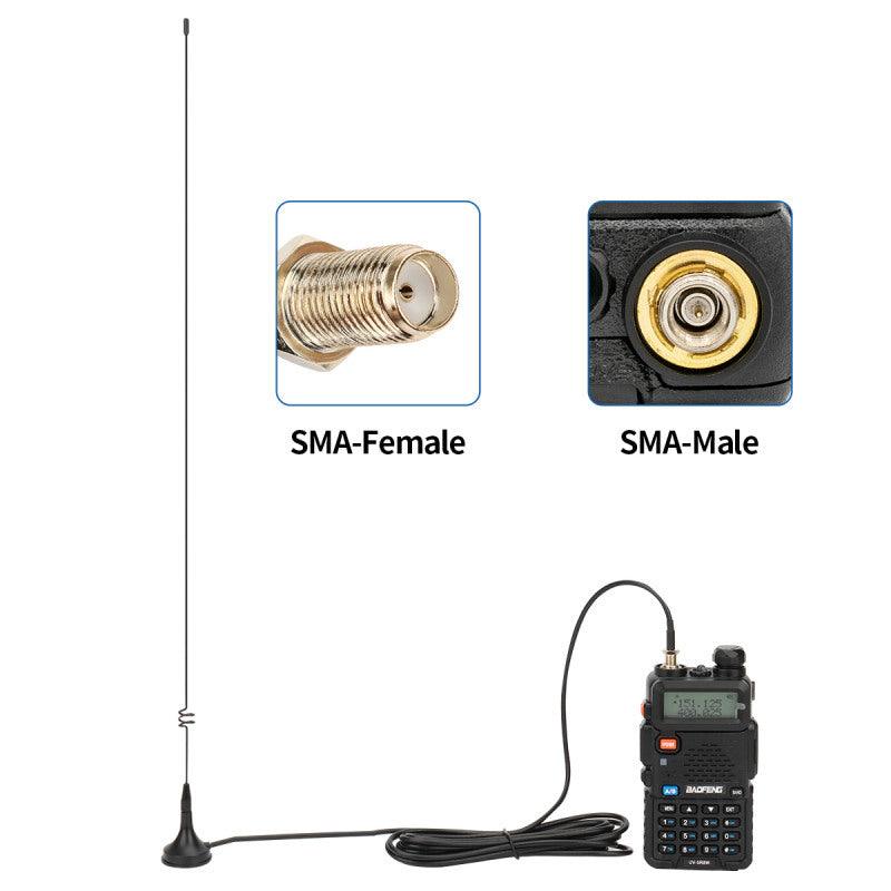 NAGOYA UT-108UV MAGNETIC BASE CAR AERIAL (SMA-M) - NeonSales South Africa