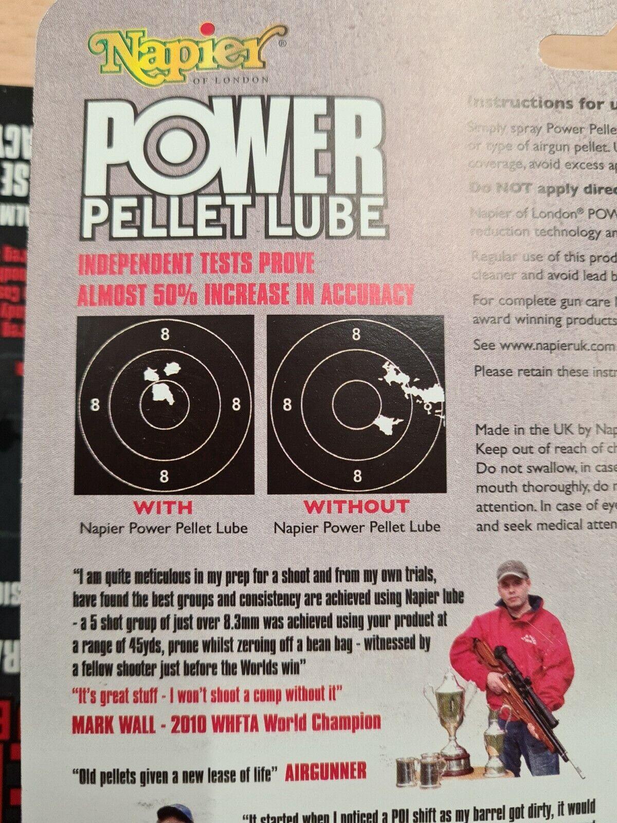 NAPIER POWER PELLET LUBE SPRAY, 25ML - NeonSales {{ shop.shopifyCountryName }}