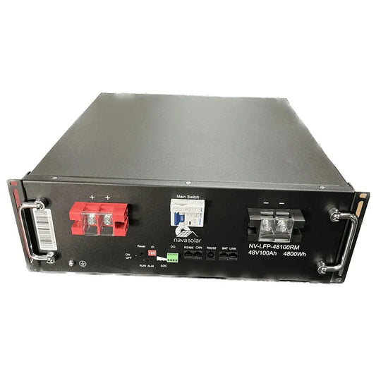 NAVASOLAR 48V 100AH LIFEPO4 RM BATTERY WITH BMS - NeonSales {{ shop.shopifyCountryName }}