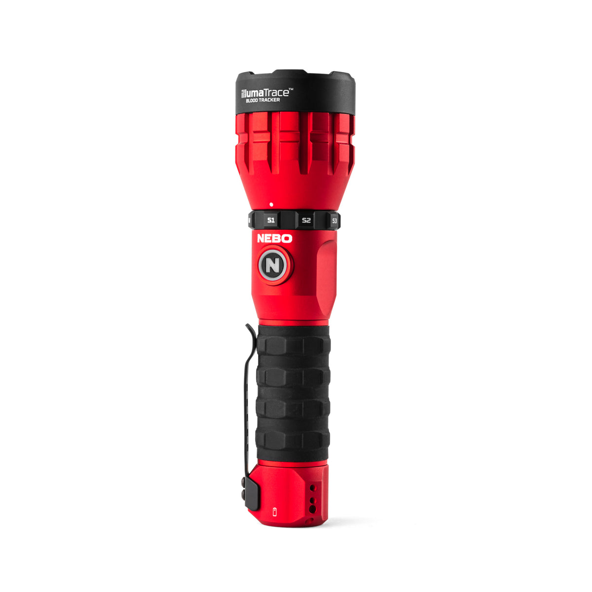 NEBO IllumaTrace Blood Tracker flashlight standing view
