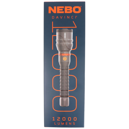NEBO DaVinci 12000 rechargeable flashlight - retail packaging