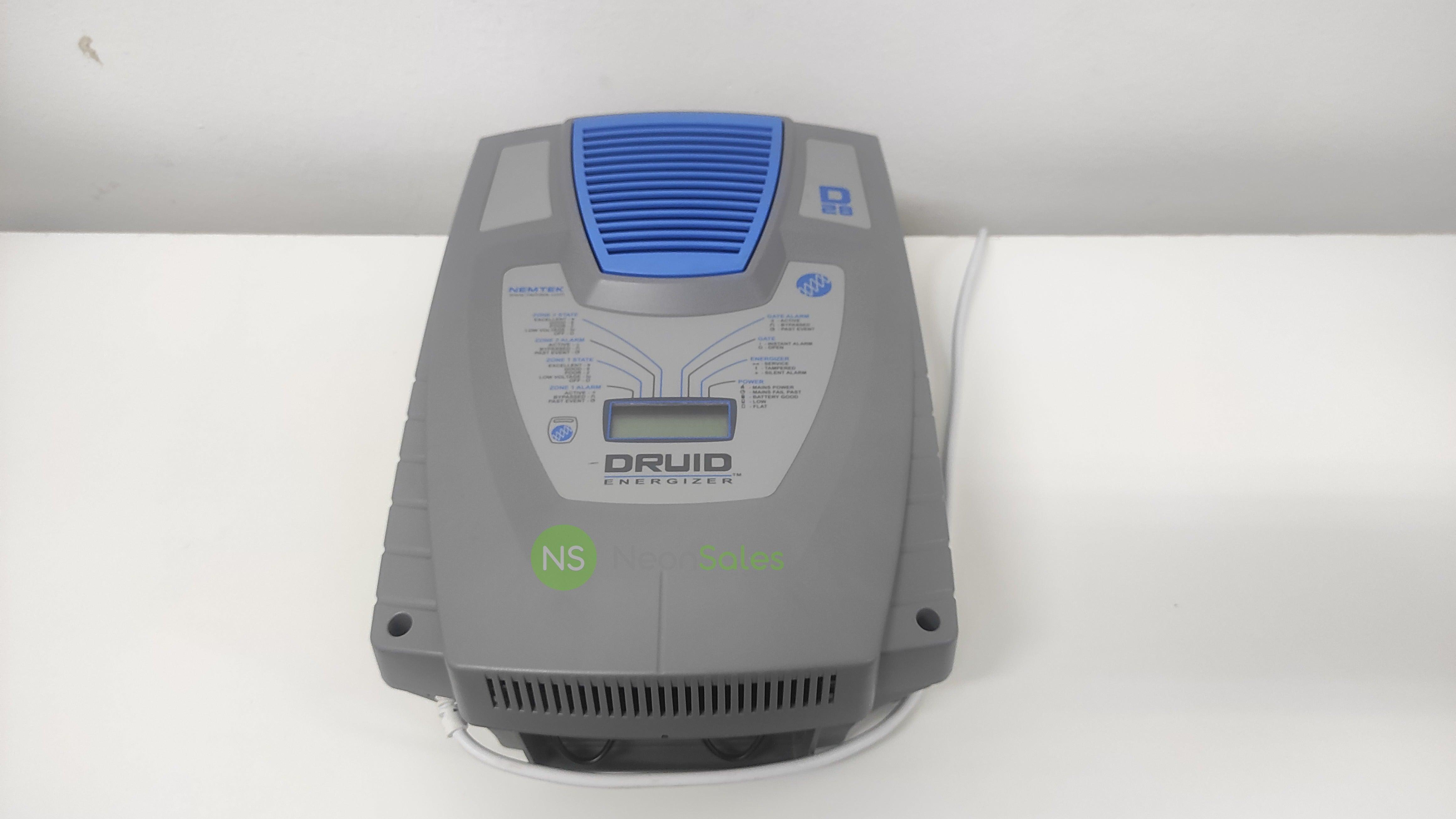 NEMTEK 28 LCD DRUID ELECTRIC FENCE ENERGIZER - NeonSales {{ shop.shopifyCountryName }}
