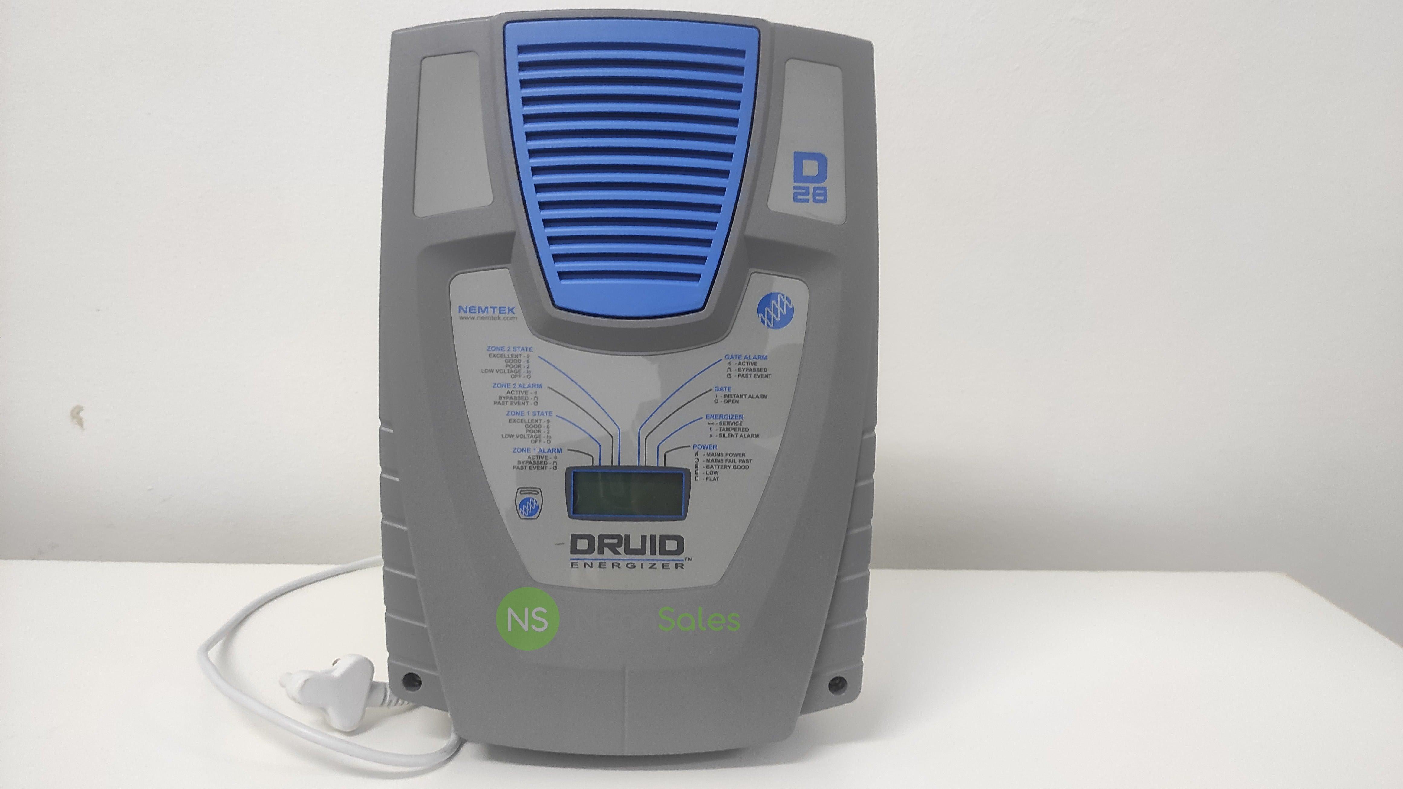 NEMTEK 28 LCD DRUID ELECTRIC FENCE ENERGIZER - NeonSales {{ shop.shopifyCountryName }}