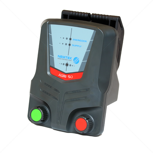 NEMTEK AGRI ENERGIZER AGRI 5J 50KM BATTERY-MAINS I