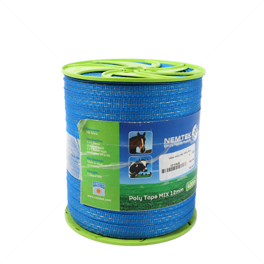 NEMTEK AGRI POLY TAPE MIX 12MM 400M - NeonSales {{ shop.shopifyCountryName }}