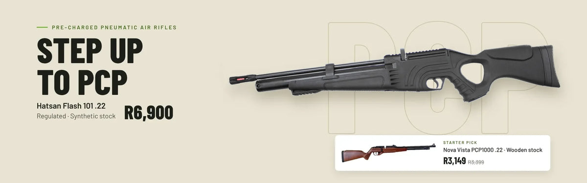 Hatsan Flash 101 .22 and Nova Vista PCP1000 .22 PCP air rifles
