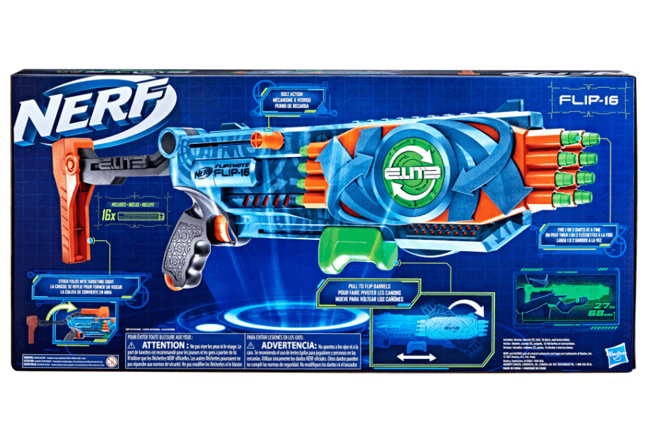 NERF ELITE 2.0 FLIP 16 BLASTER - NeonSales {{ shop.shopifyCountryName }}