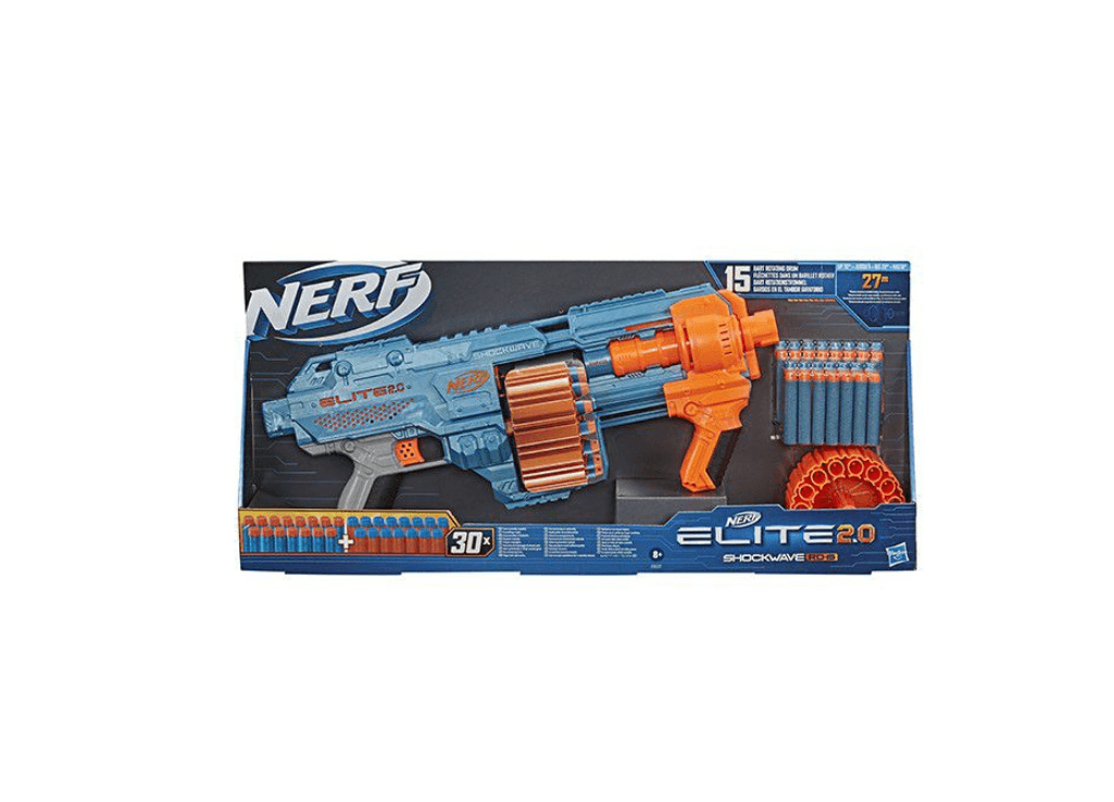 NERF ELITE 2.0 SHOCKWAVE RD 15 BLASTER - NeonSales {{ shop.shopifyCountryName }}