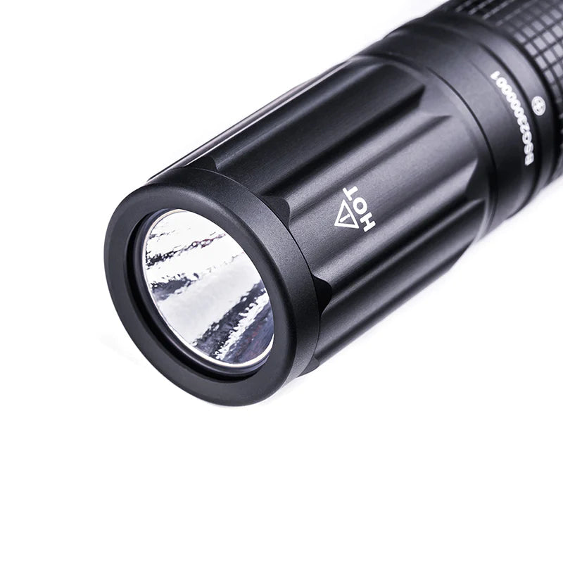 NEXTORCH E52C 3000 lumen flashlight head close-up