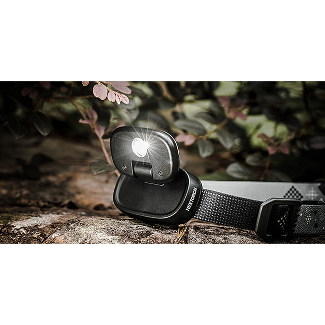 NEXTORCH iStar headlamp with flip-switch open
