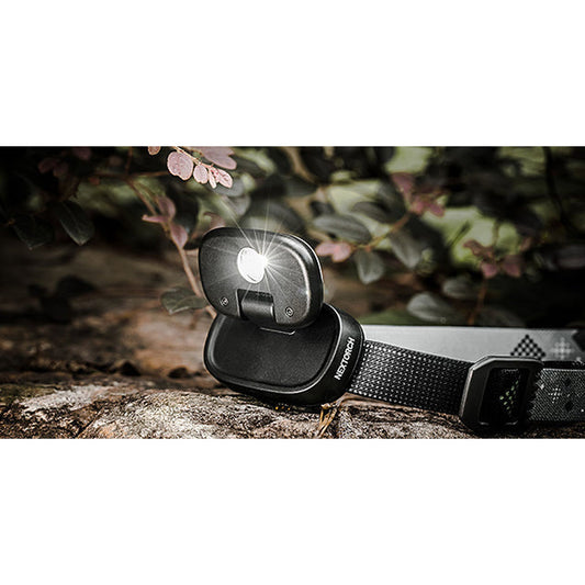NEXTORCH iStar headlamp with flip-switch open
