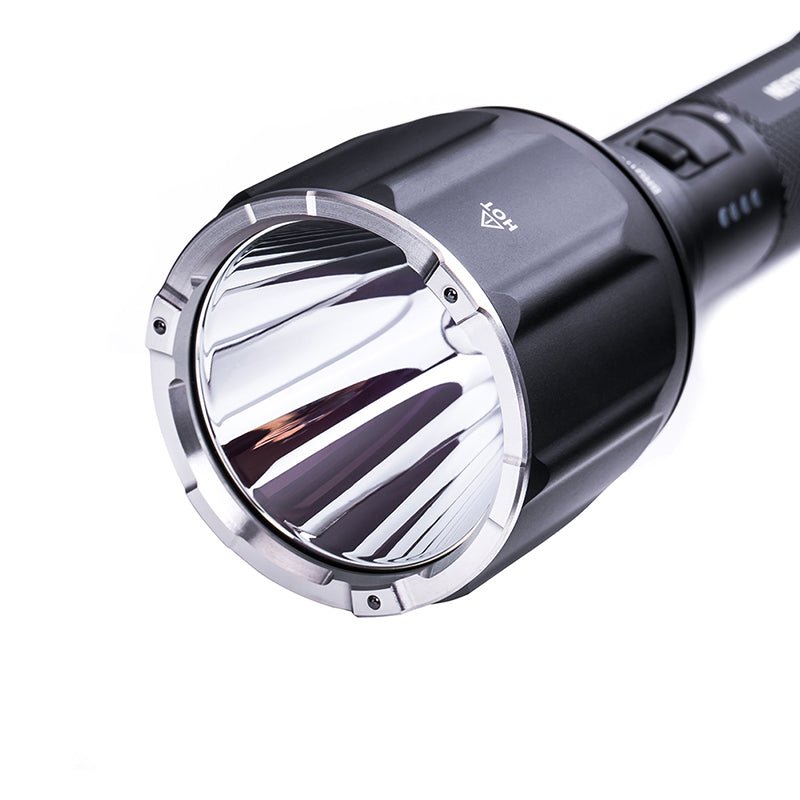 NEXTORCH P82 long-range flashlight head detail