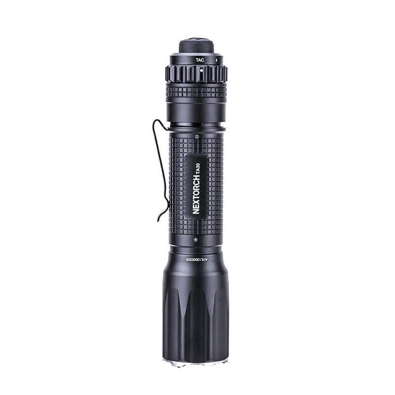 NEXTORCH TA30 V2.0 1300 lumen tactical flashlight front view