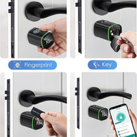 NGTeco SL01-C121N fingerprint, key, IC card and app unlocking methods