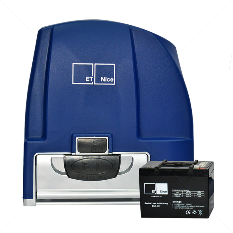NICE GATE MOTOR DRIVE 1000 GATE MOTOR KIT WITH BAT - NeonSales {{ shop.shopifyCountryName }}