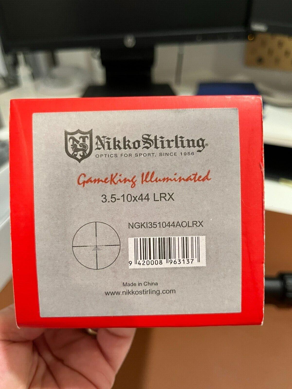 NIKKO STIRLING GAMEKING 3.5-10X44 IR (LRX RETICLE) - NeonSales South Africa