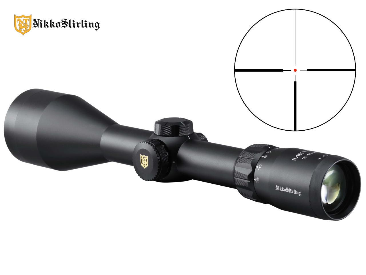 NIKKO STIRLING METOR 3-12X56 IR - DUPLEX W/ DOT - NeonSales {{ shop.shopifyCountryName }}