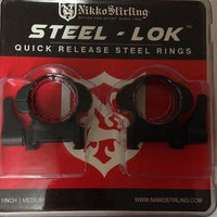 NIKKO STIRLING STEEL-LOK RINGS, 30MM LOW PICATINNY - NeonSales {{ shop.shopifyCountryName }}