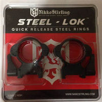 NIKKO STIRLING STEEL-LOK RINGS, 30MM MED PICATINNY - NeonSales {{ shop.shopifyCountryName }}