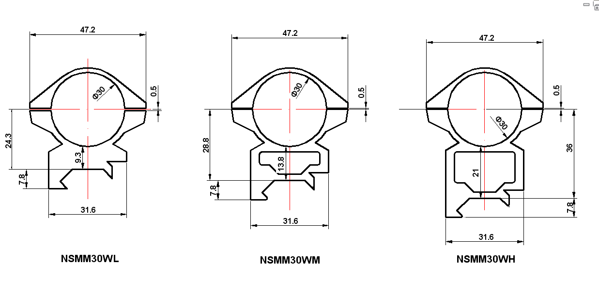 NIKKO STIRLING TAC-LOK RINGS, 30MM HIGH PICATINNY - NeonSales {{ shop.shopifyCountryName }}