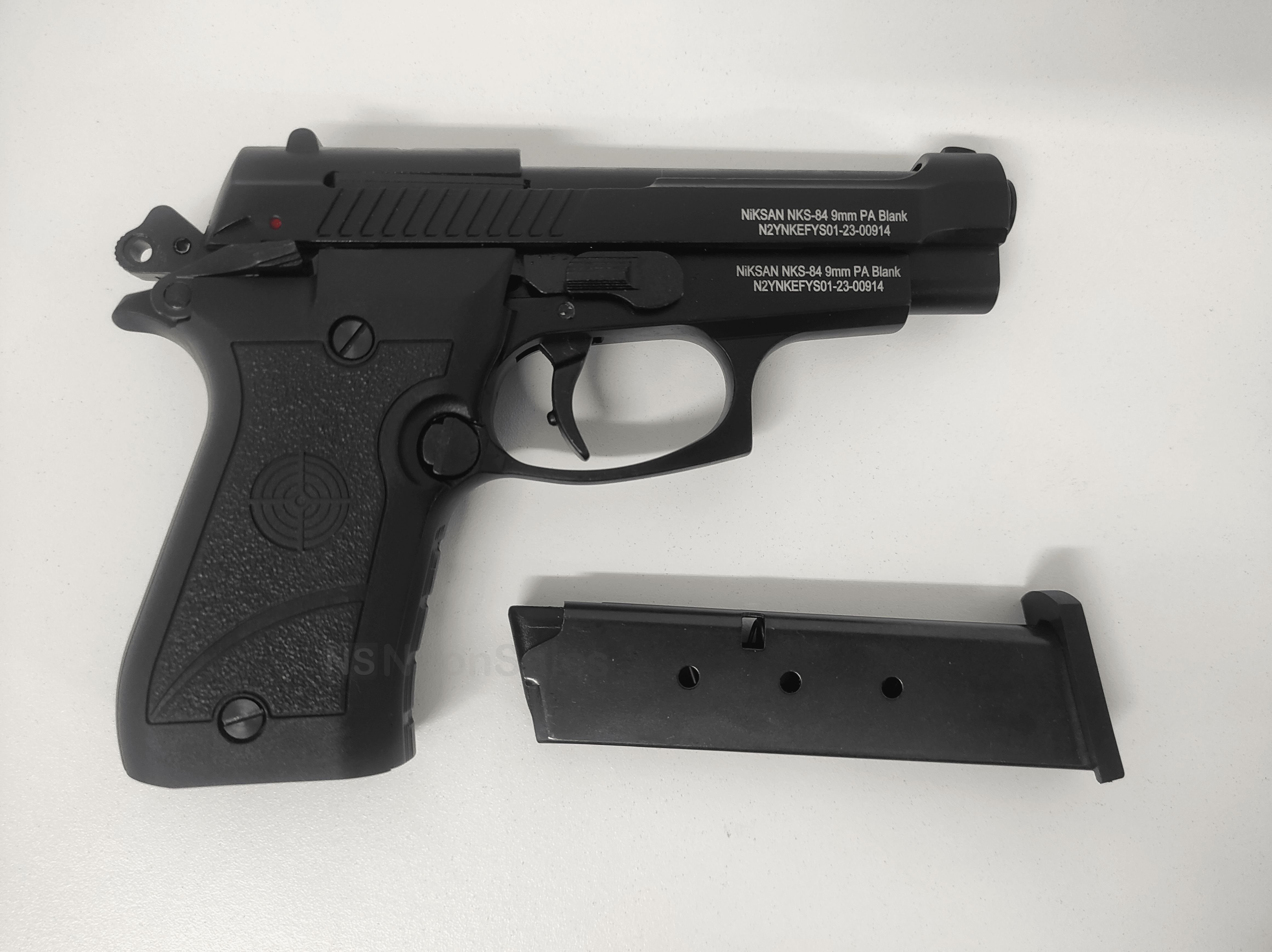 NIKSAN 84FS BLANK GUN - BLACK (BP84) - NeonSales South Africa