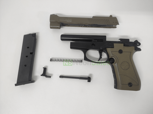 NIKSAN 84FS BLANK GUN - FDE & BLACK (BP84) - NeonSales {{ shop.shopifyCountryName }}