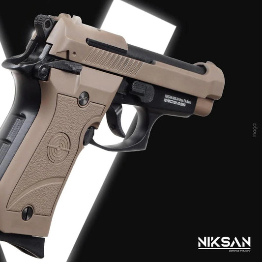 NIKSAN 84FS BLANK GUN - FDE & BLACK (BP84) - NeonSales {{ shop.shopifyCountryName }}