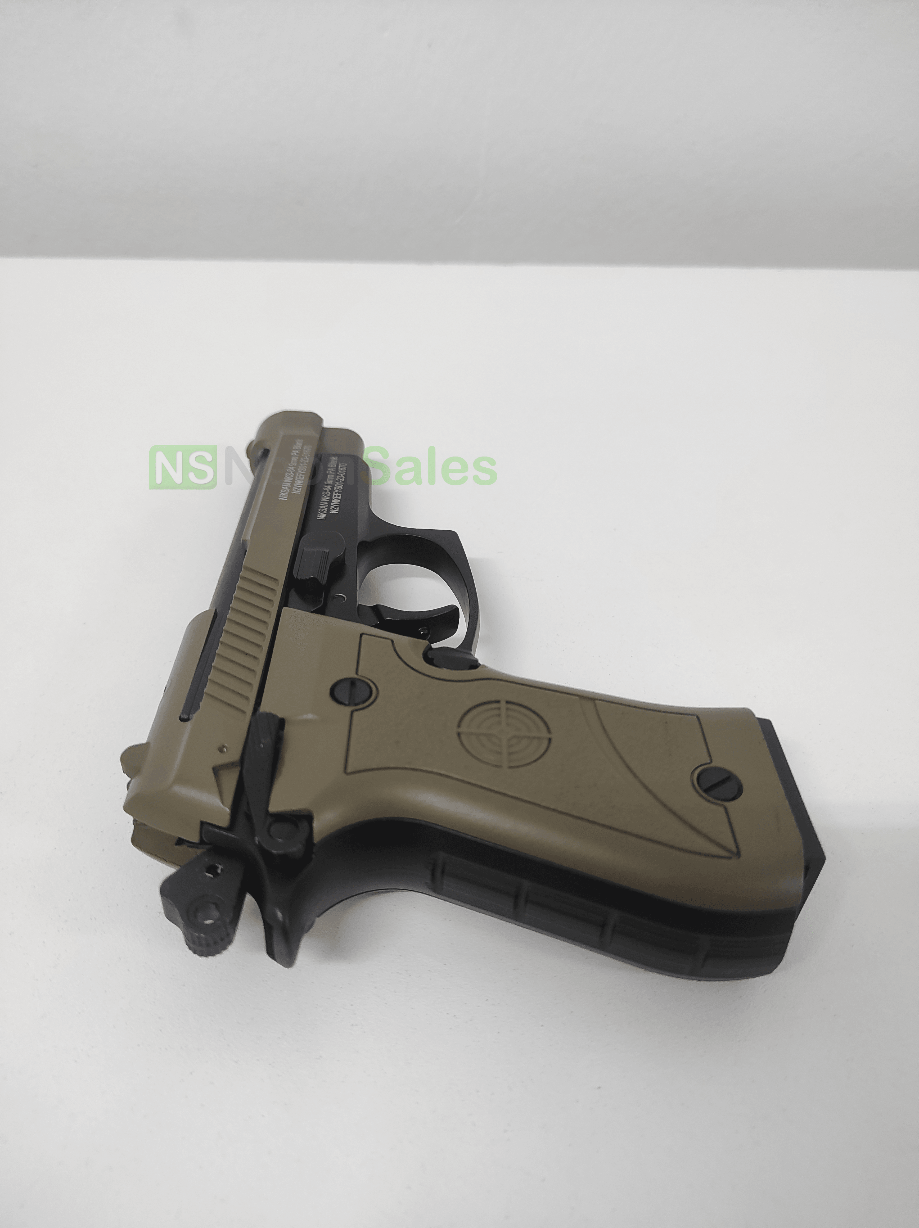 NIKSAN 84FS BLANK GUN - FDE & BLACK (BP84) - NeonSales South Africa