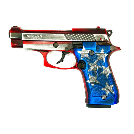 NIKSAN BP84 PATRIOT AMERICAN FLAG BLANK 9MM P.A.K