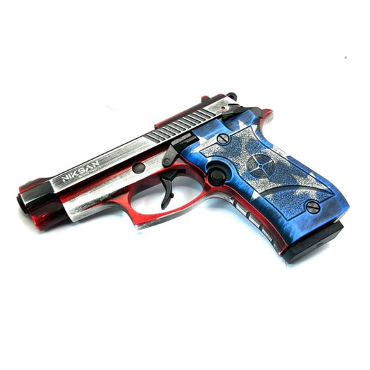 NIKSAN BP84 PATRIOT AMERICAN FLAG BLANK 9MM P.A.K